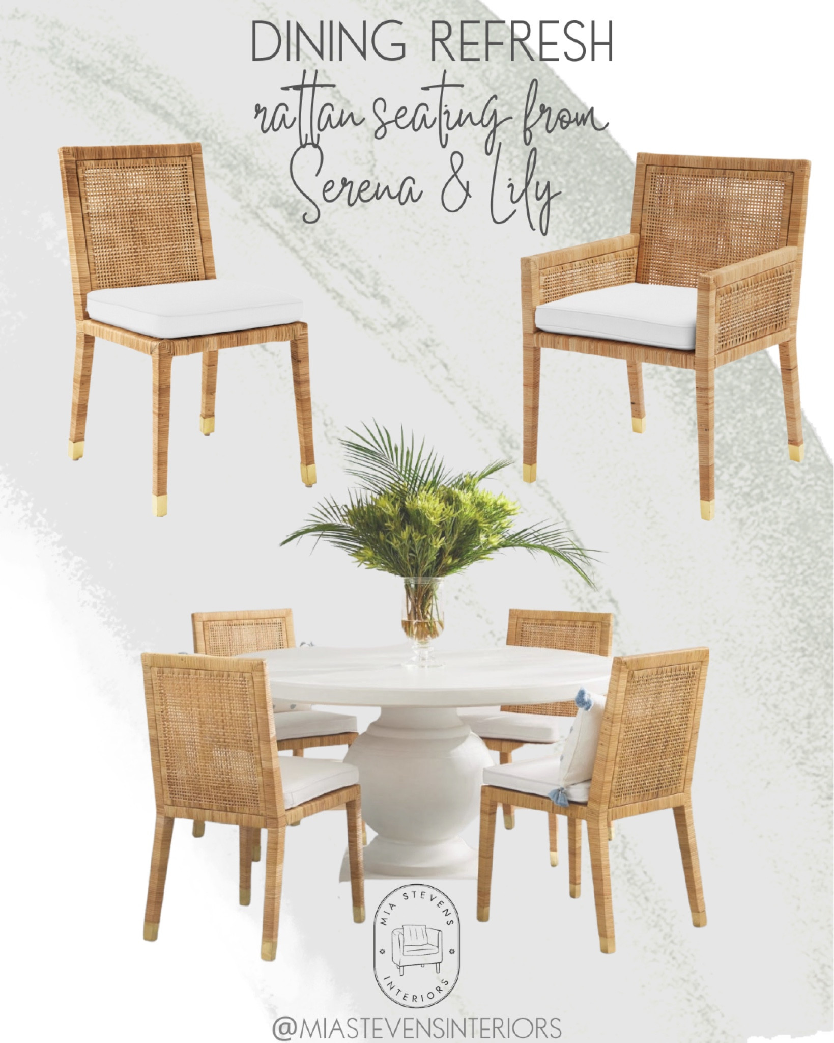 Refresh your dining space with elevated-casual seating from Serena & Lily .

#LTKhome #LTKFind