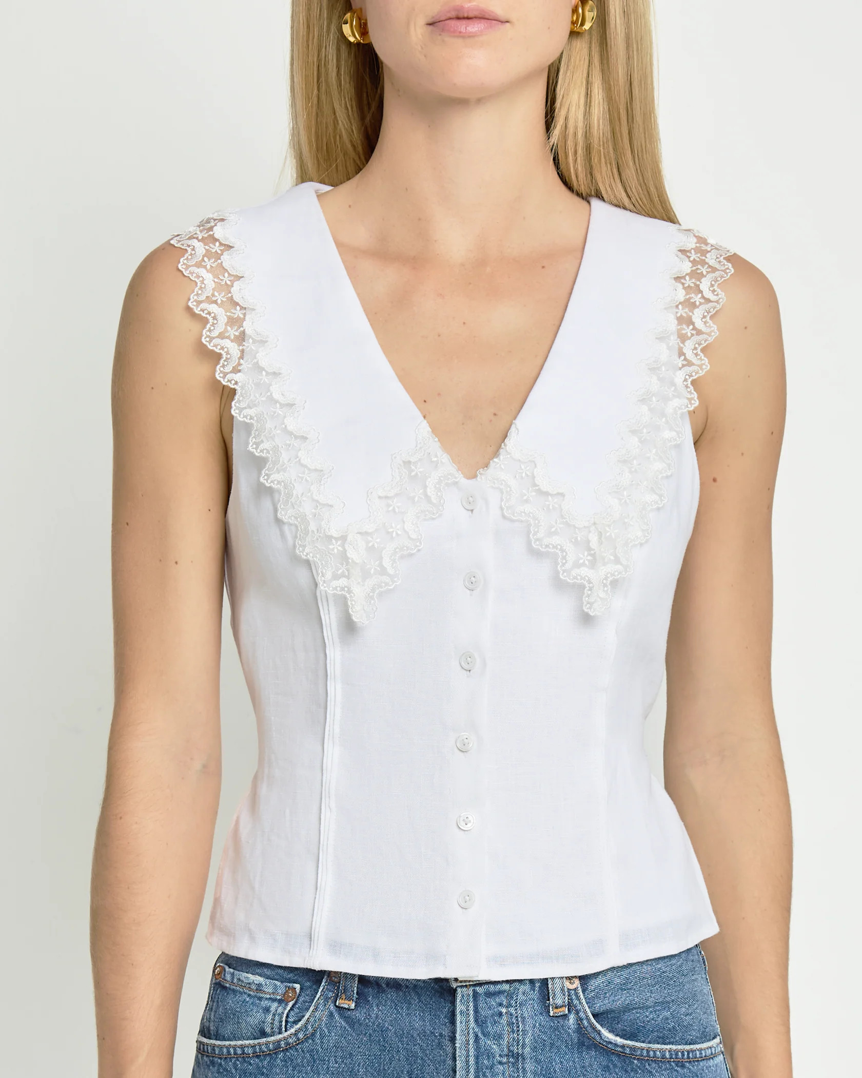 Rosalind Linen Top | Few Moda