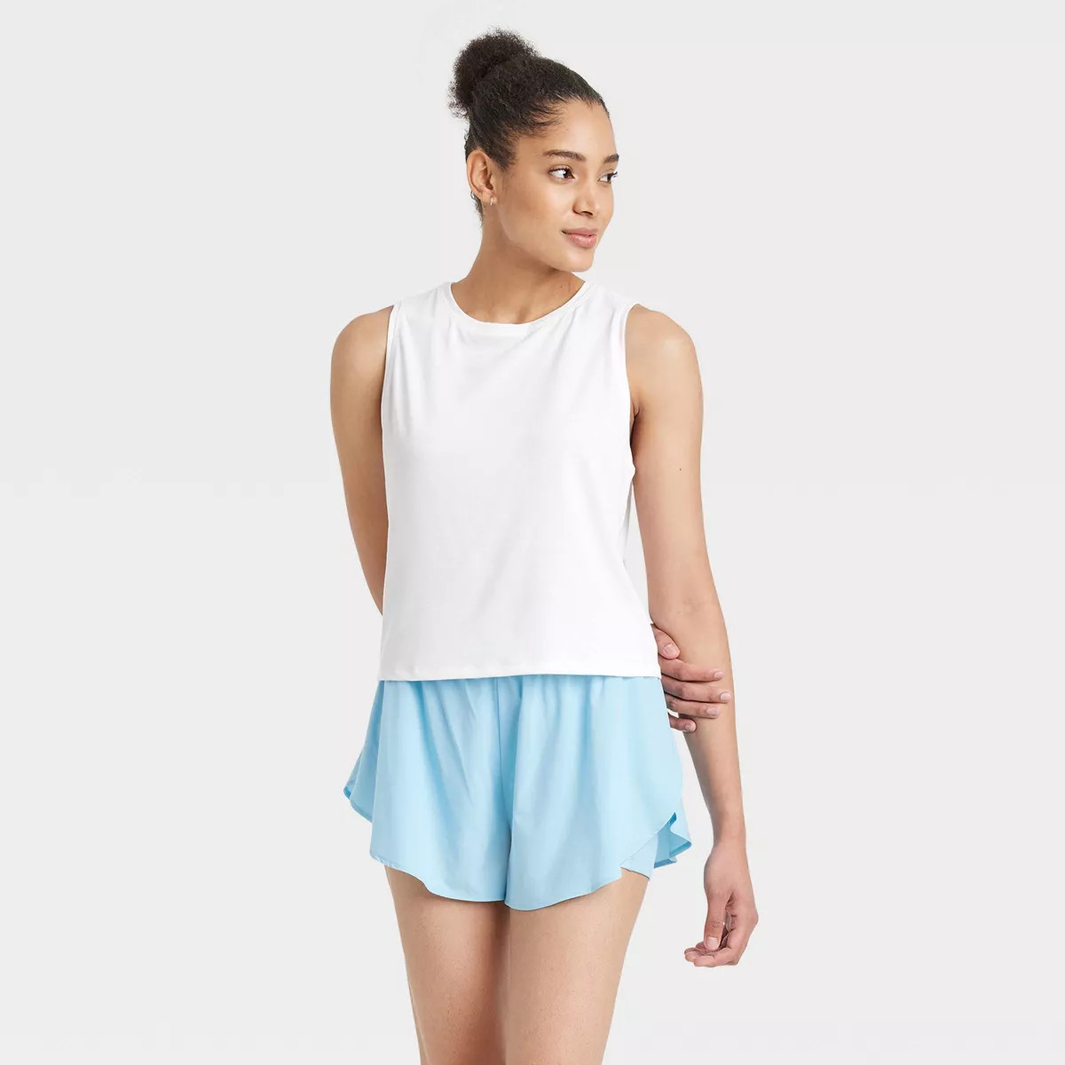 Women's Beyond Ease Muscle Tank Top - All In Motion™ White XL | Target