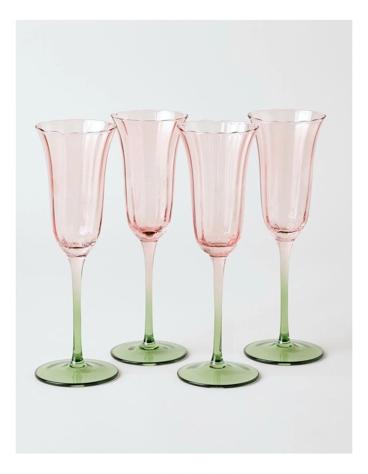 HeritageTulips Champagne Glass 160ml Set of 4 | Myer