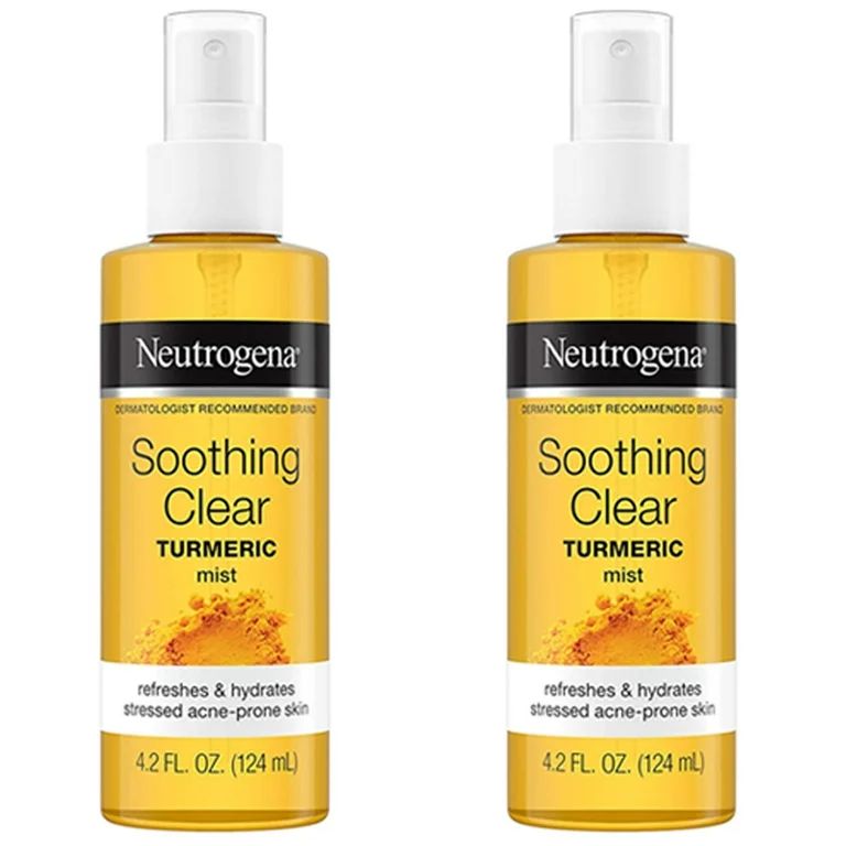 (2 Pack) Neutrogena Soothing Clear Calming Facial Mist Spray with Turmeric, Hydrating and Refresh... | Walmart (US)