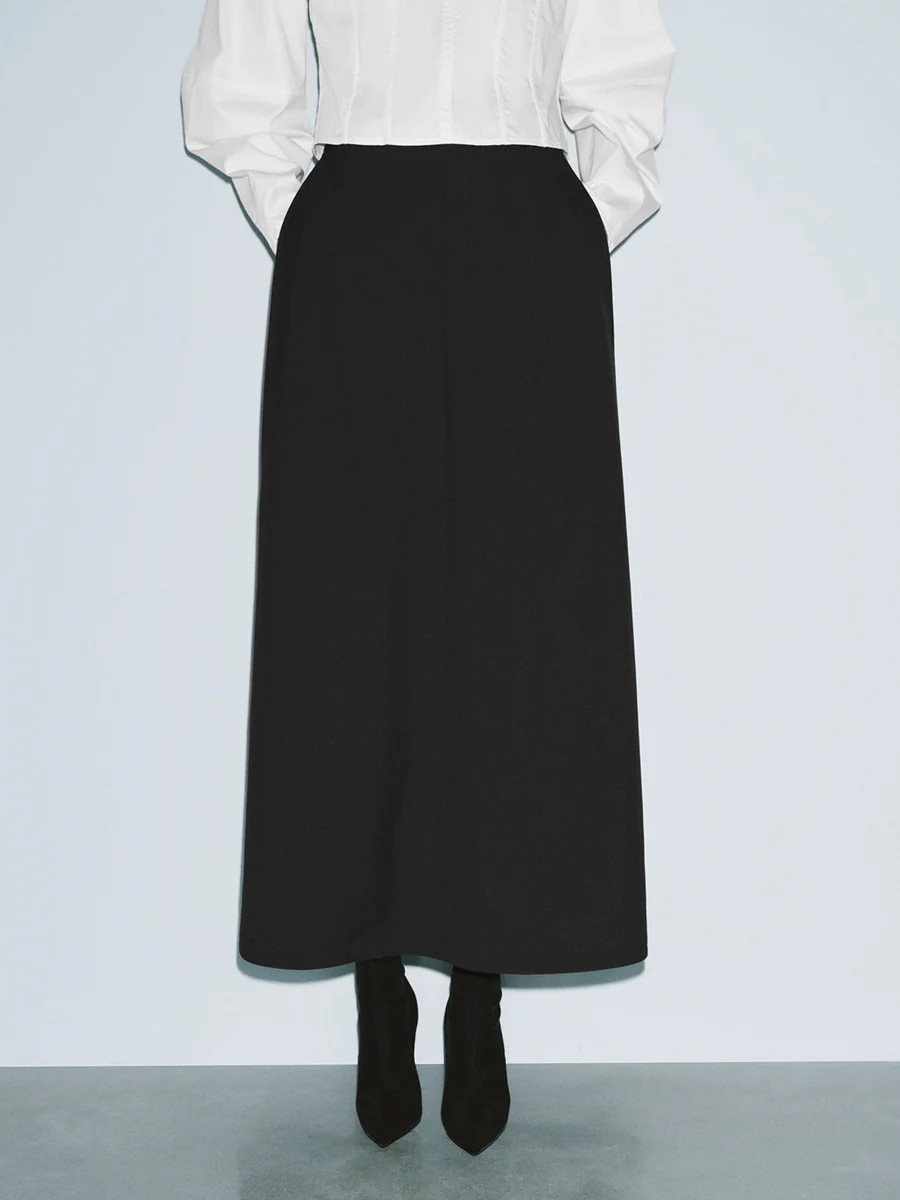 Long A-Line Skirts | Urban Revivo
