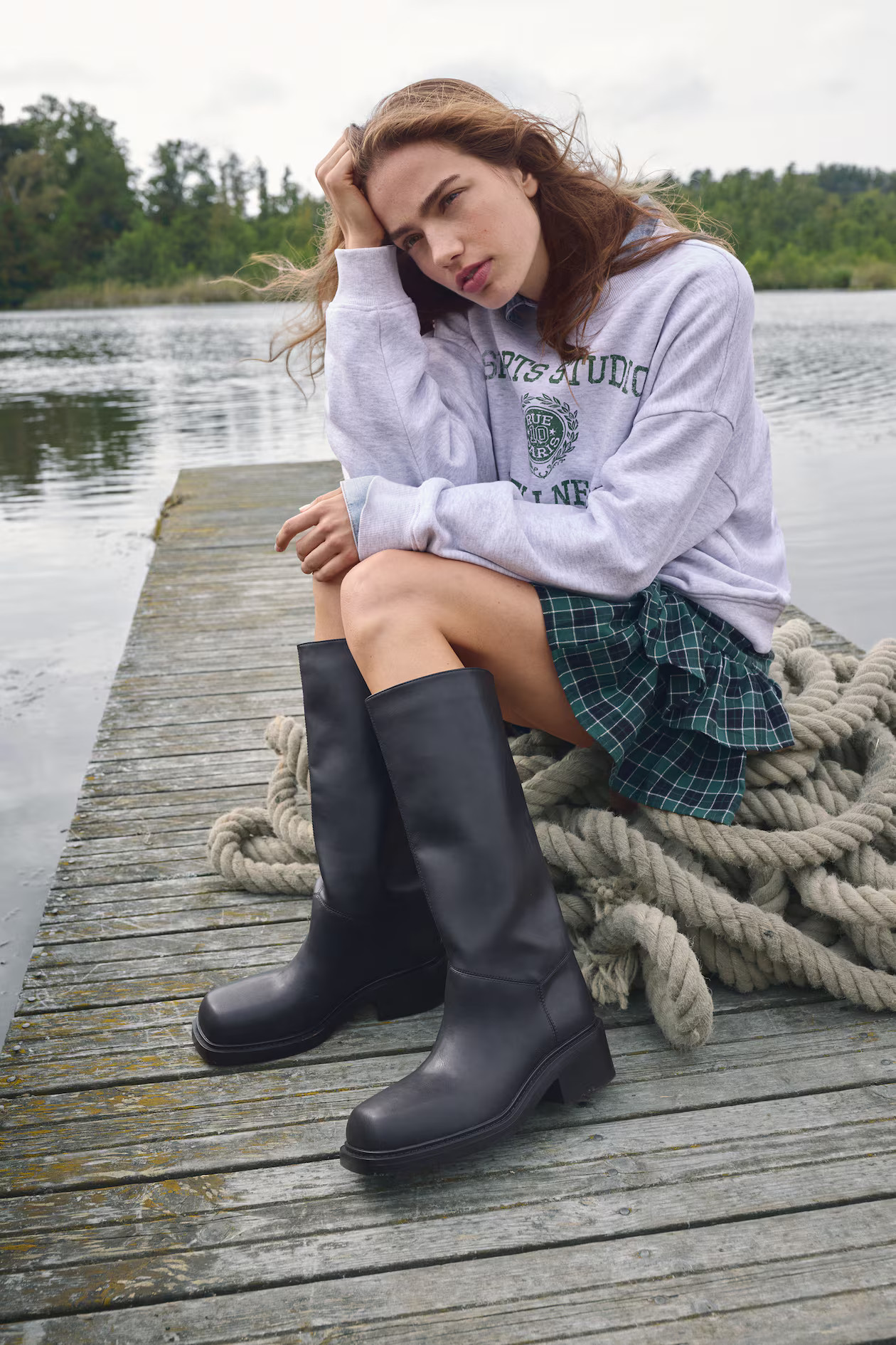 Stiefel mit Blockabsatz - Schwarz - Ladies | H&M DE | H&M (DE, AT, CH, NL, FI)