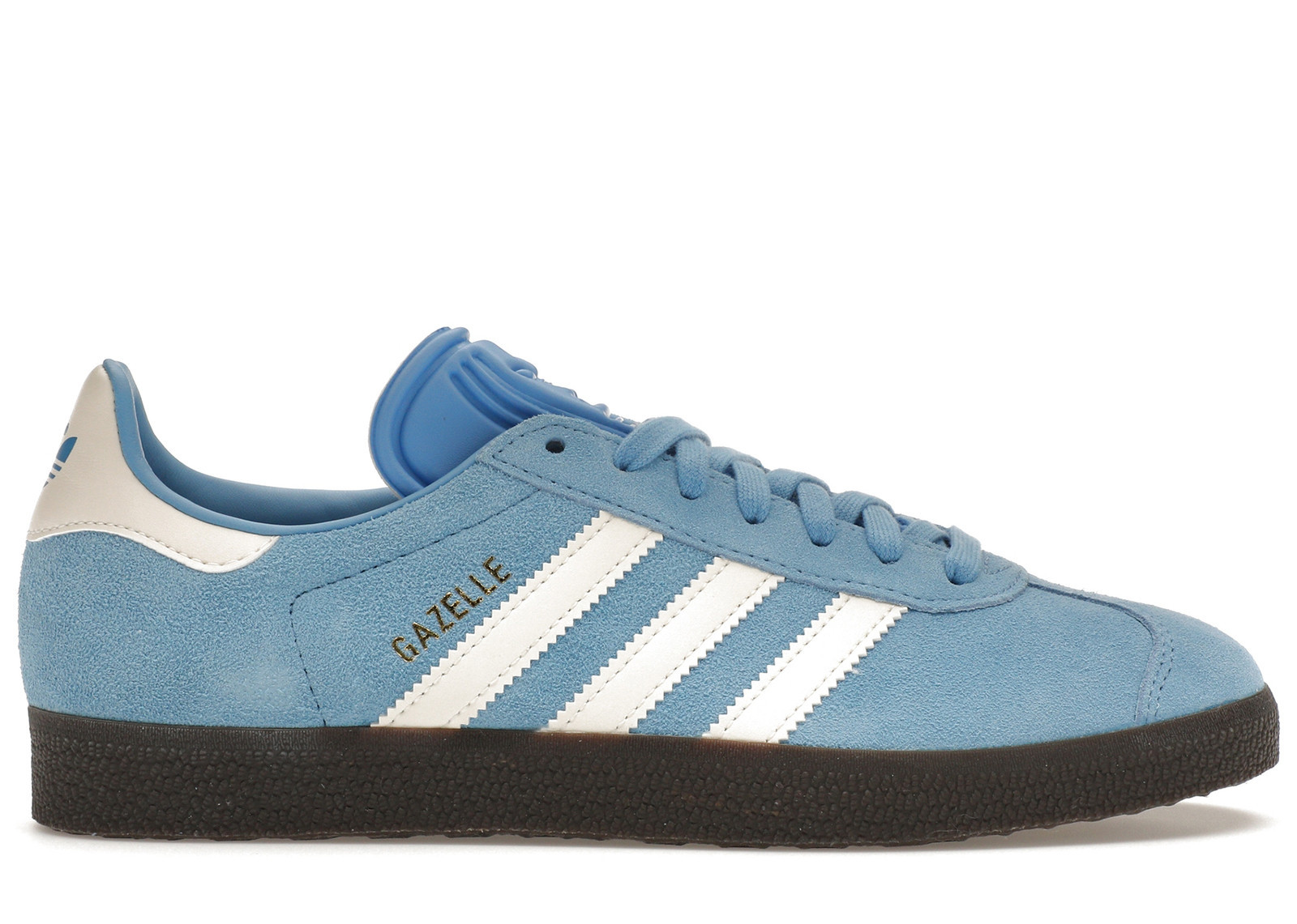 Men's Adidas Gazelle Sneakers in Sky Blue/White/Gum | StockX