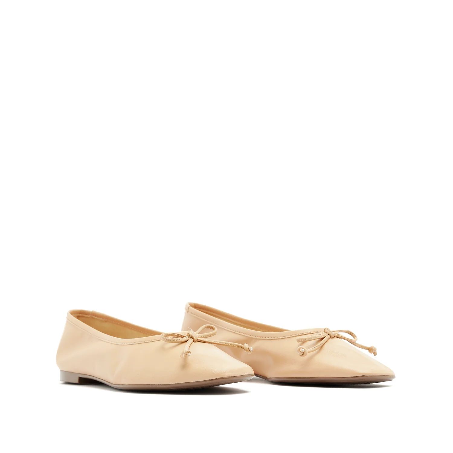 Arissa Flat in Honey Beige Leather | Schutz Shoes | Schutz Shoes (US)