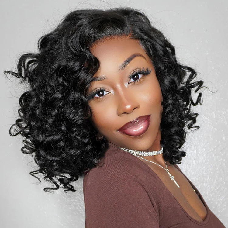 Luvme Hair Mature Bouncy Left C Part Loose Wave Glueless Minimalist HD | Luvmehair