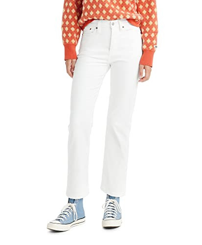 Levi's Women's Wedgie Straight Jeans, (New) White Stonewash, 32 | Amazon (US)