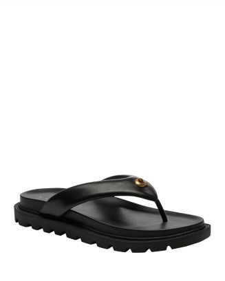 COACH Women's Brynn Leather Thong Sandals | Bloomingdale's Shoes Sandals | Bloomingdale's (AU)