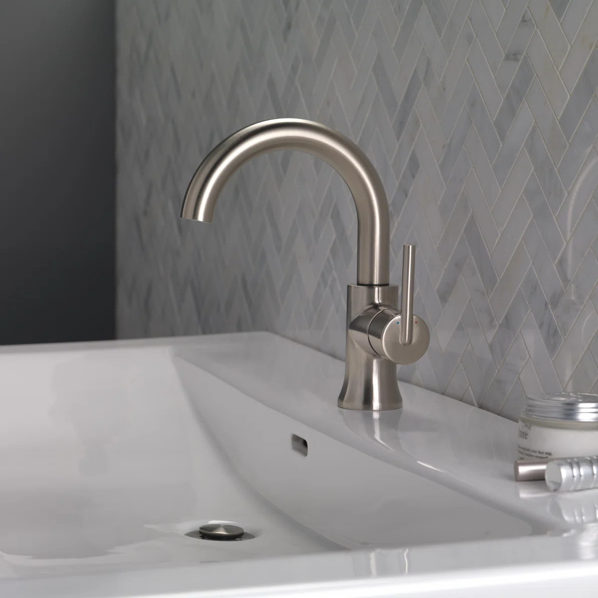 Trinsic Single Hole Bathroom Faucet with Drain Assembly, Single Handle Bathroom Sink Faucet 559HA... | Wayfair North America