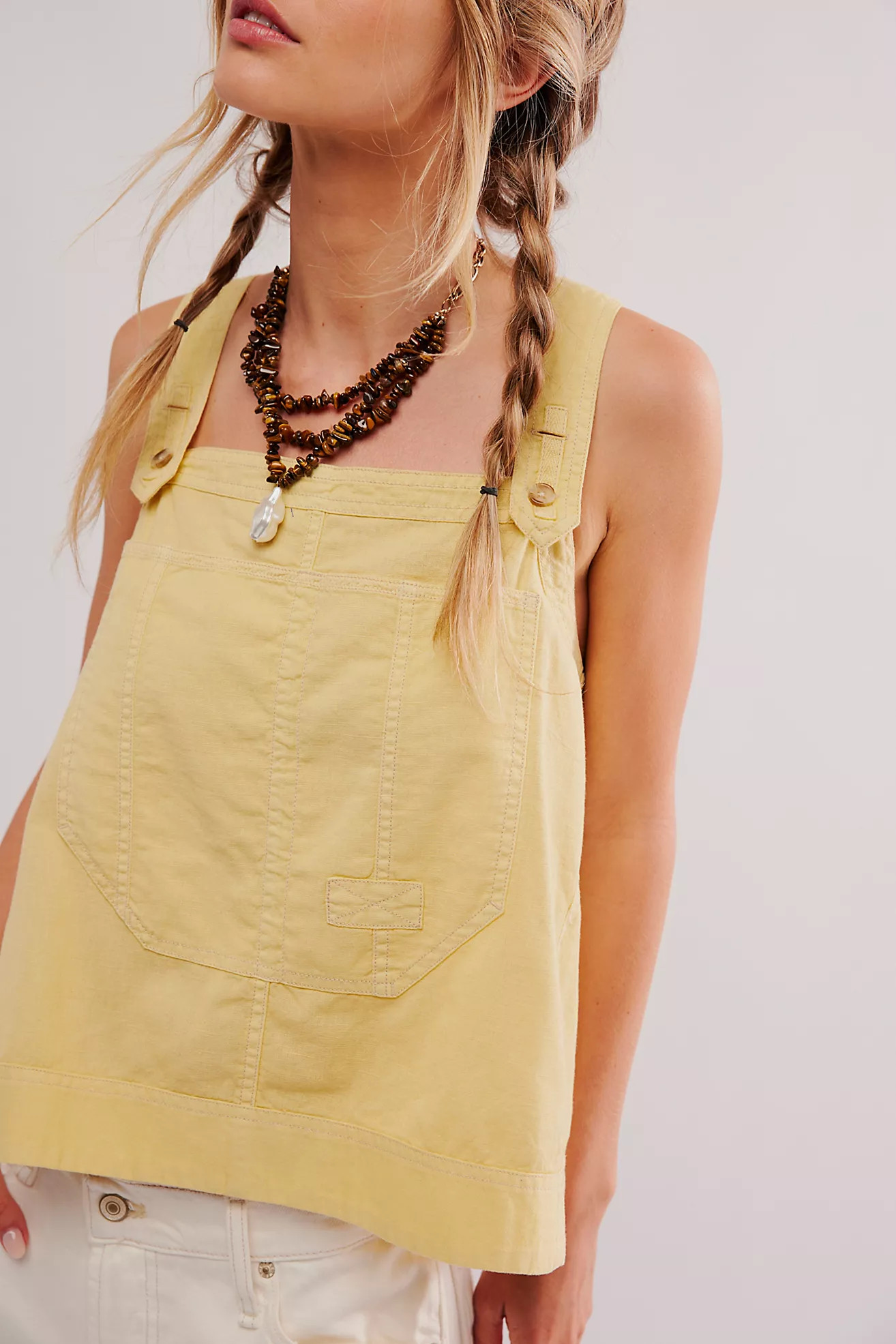 We The Free Overall Smock Linen Top | Free People (Global - UK&FR Excluded)