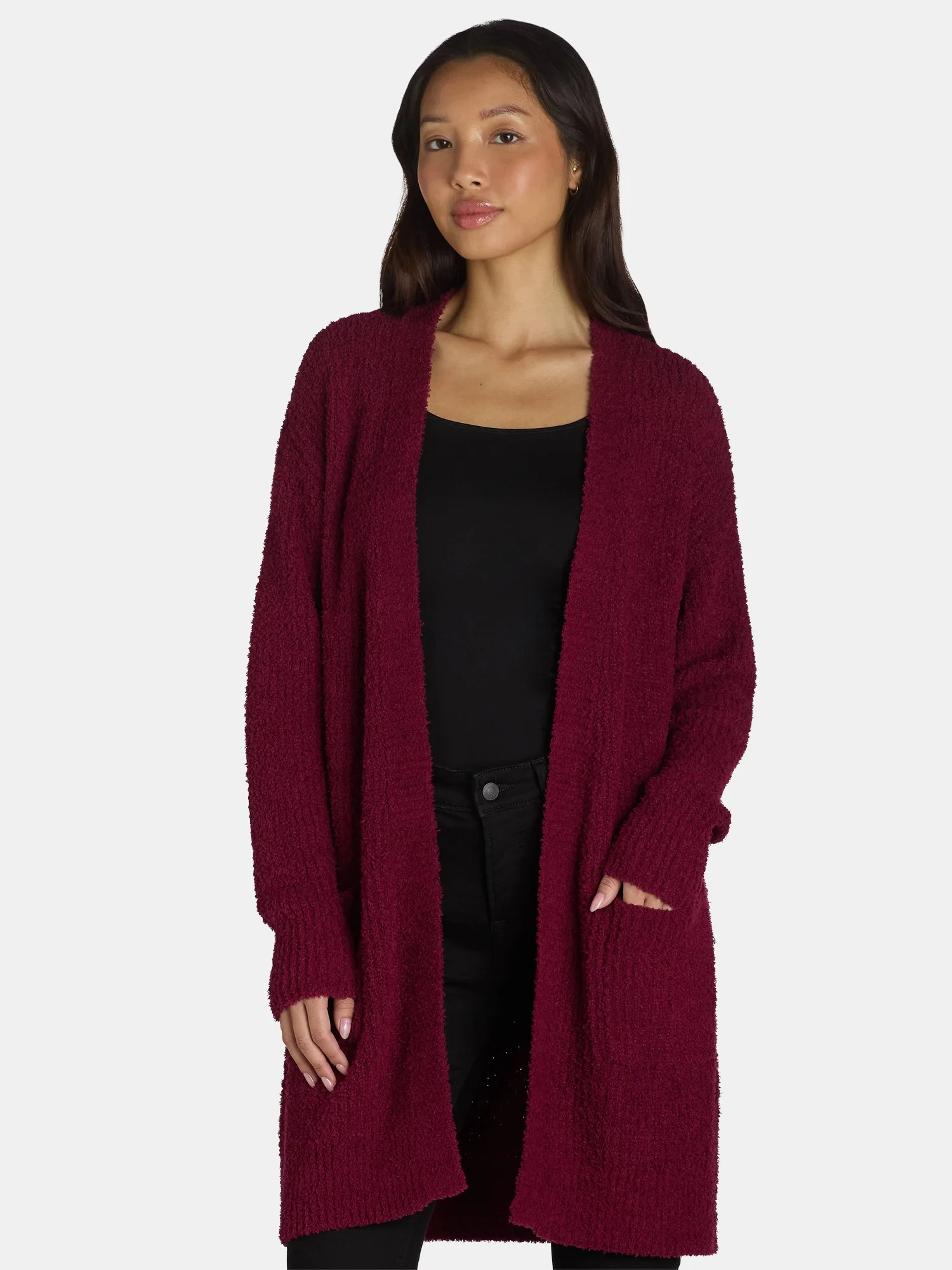 Time and Tru Women's Super Soft Cardigan, Size XS-XXXL - Walmart.com | Walmart (US)