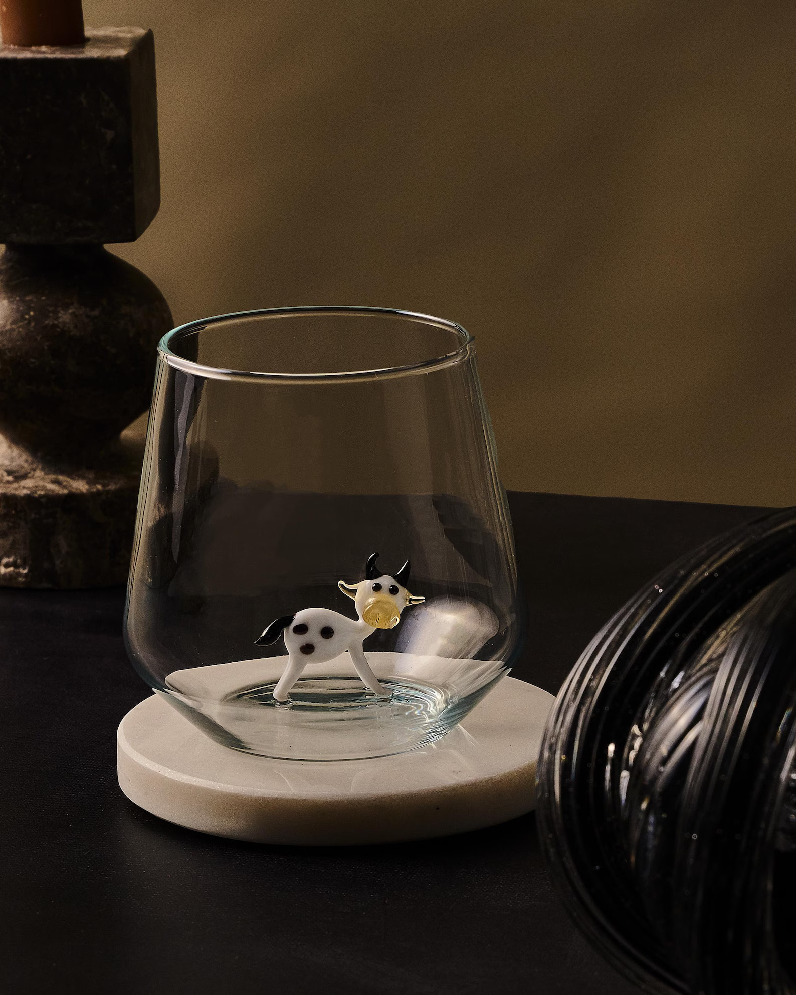 Handmade Murano Whisky Cocktail Water Juice Wine Cow Glass With Animal Figurine - Etsy | Etsy (US)