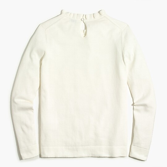 Ruffleneck sweater | J.Crew Factory