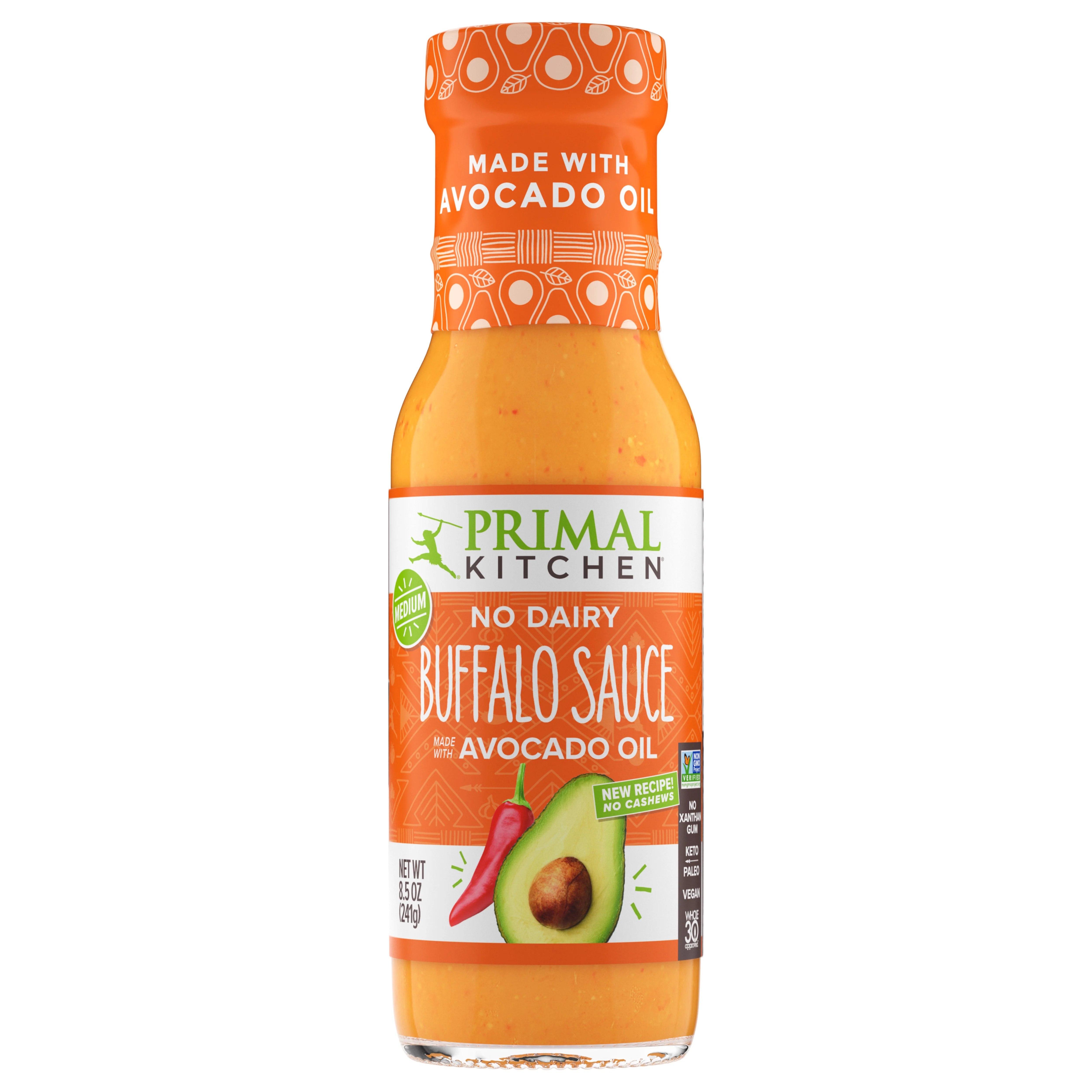 Primal Kitchen Dairy Free Buffalo Sauce, 8.5 Ounce | Walmart (US)