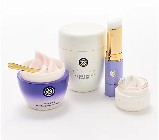 TATCHA Classic Treasures Face & Eye 4-Pc Skincare Ritual | QVC