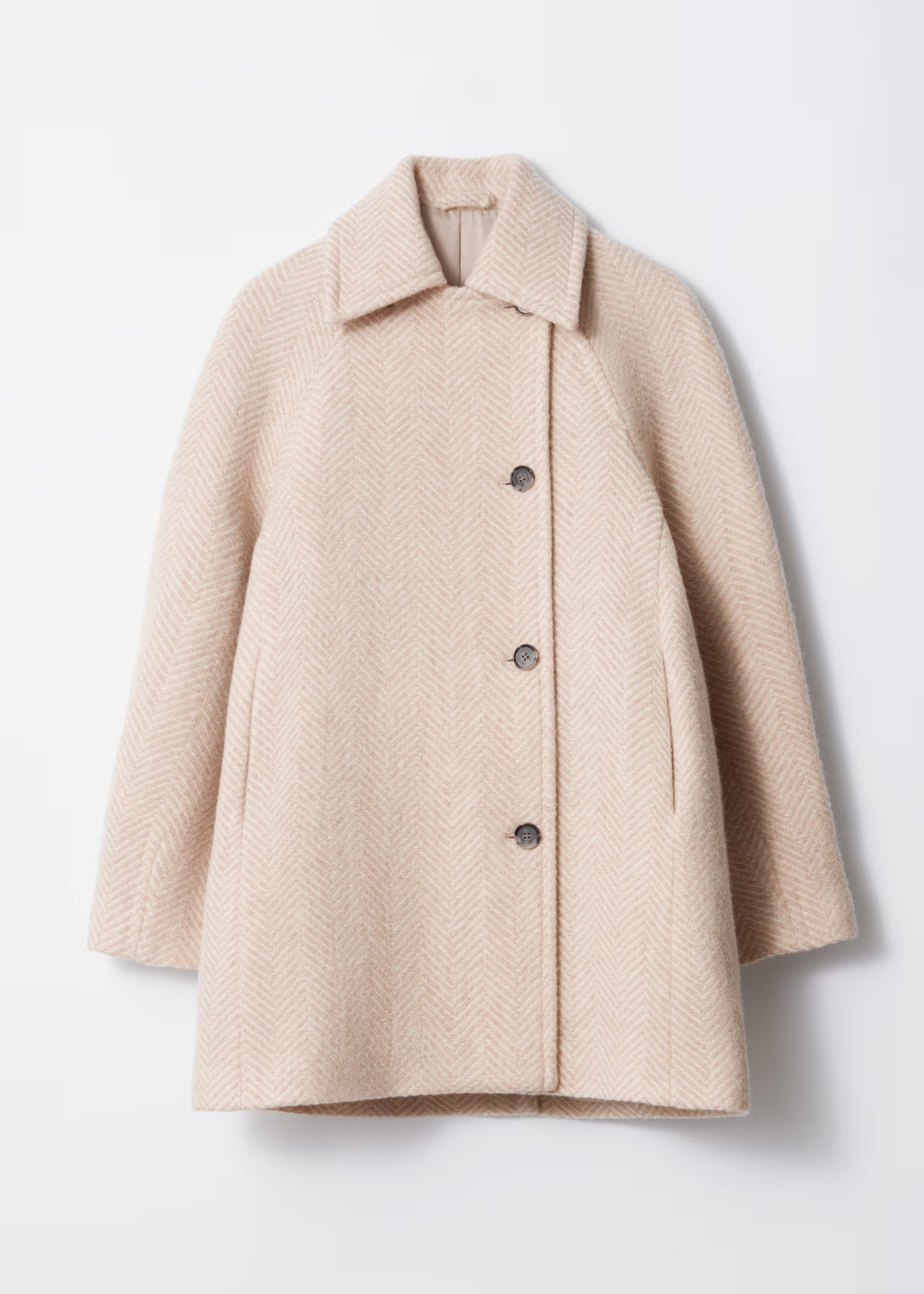 Single-Breasted Mid-Length Wool Coat | & Other Stories - US
