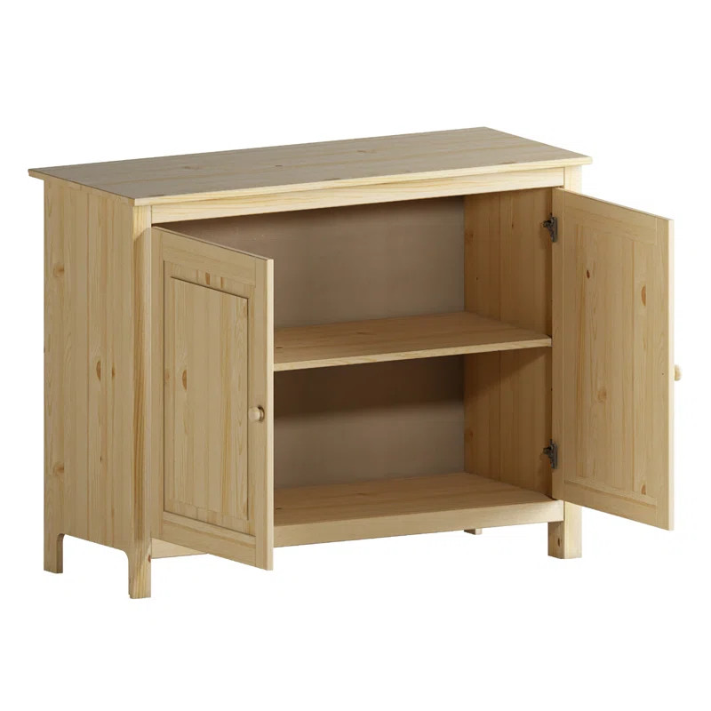 Antwane 43.97'' Wide Pine Solid Wood Server | Wayfair North America