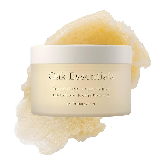 Oak Essentials Perfecting Body Scrub | Gentle Sugar Body Exfoliator for Visibly Smoother, Softer ... | Amazon (US)
