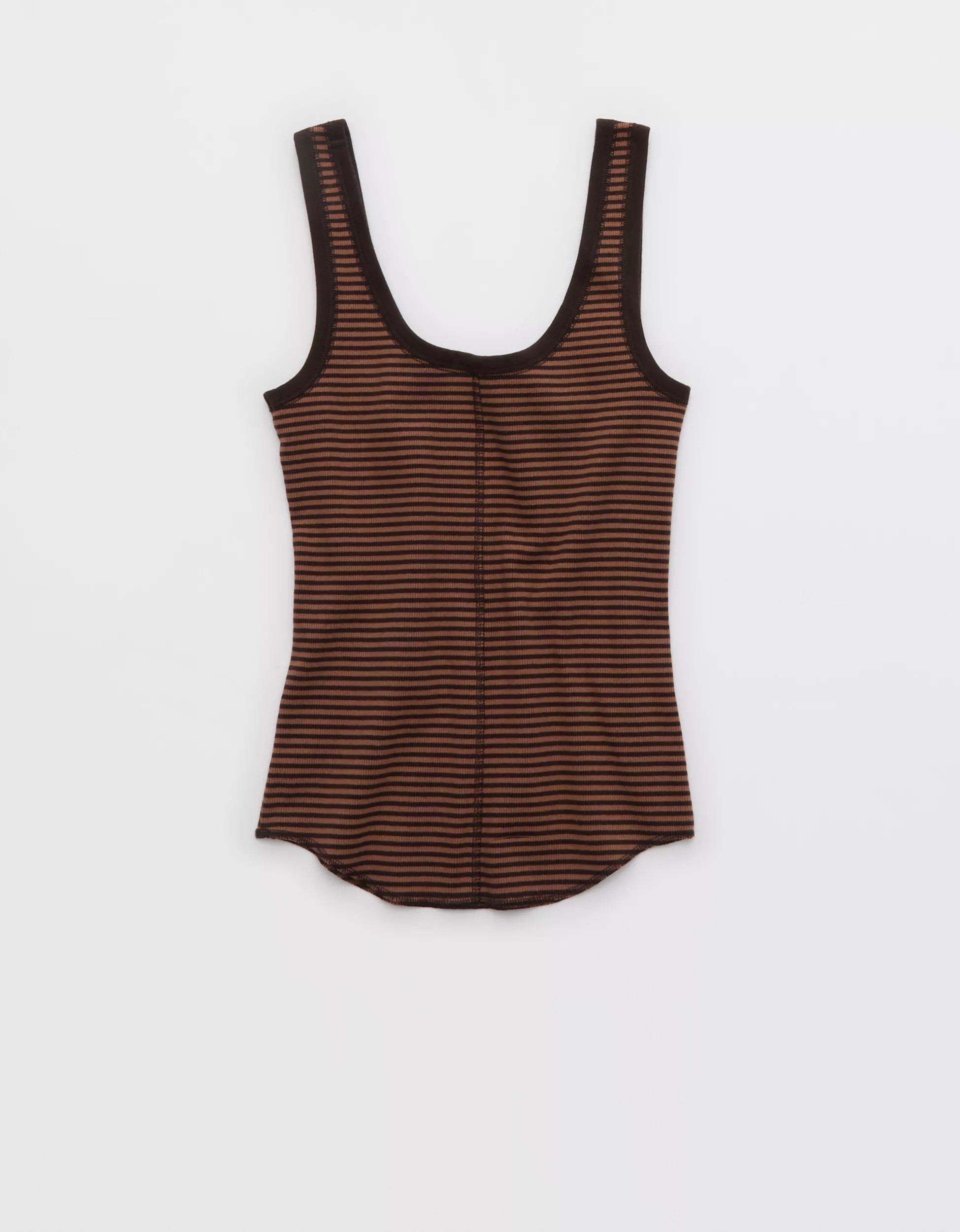 Aerie Ribbed Scoop Neck Tank Top | Aerie