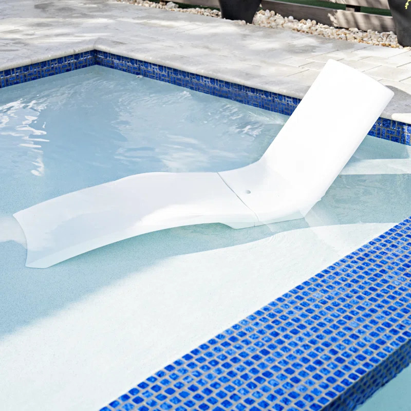 Step2 White Weighted Vero Pool Lounger and Patio Chaise | Wayfair North America