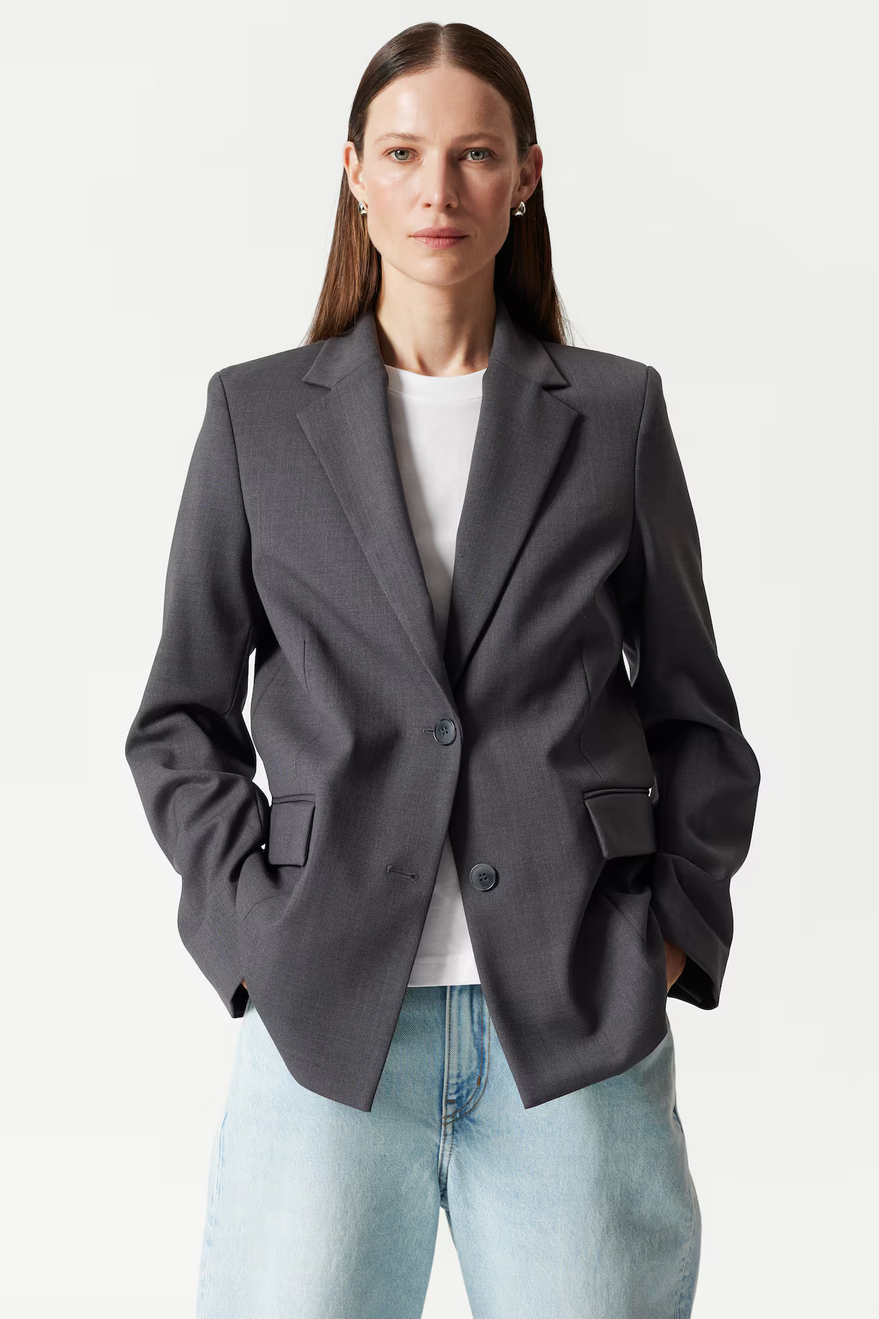 Einreihiger Blazer | H&M (DE, AT, CH, NL, FI)
