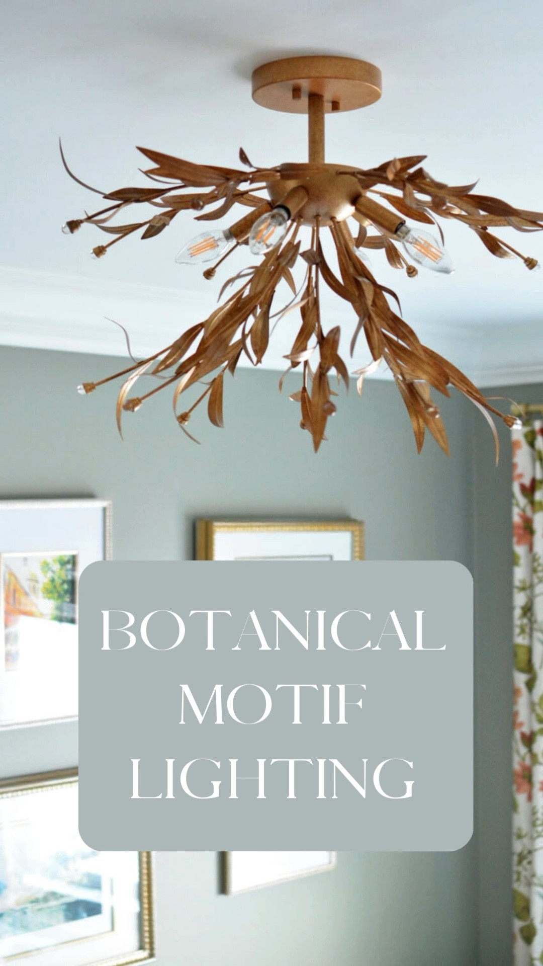 Bring the outdoors in with these botanical motif lighting choices #ltklighting #ltkhomestyle

#LTKVideo #LTKhome