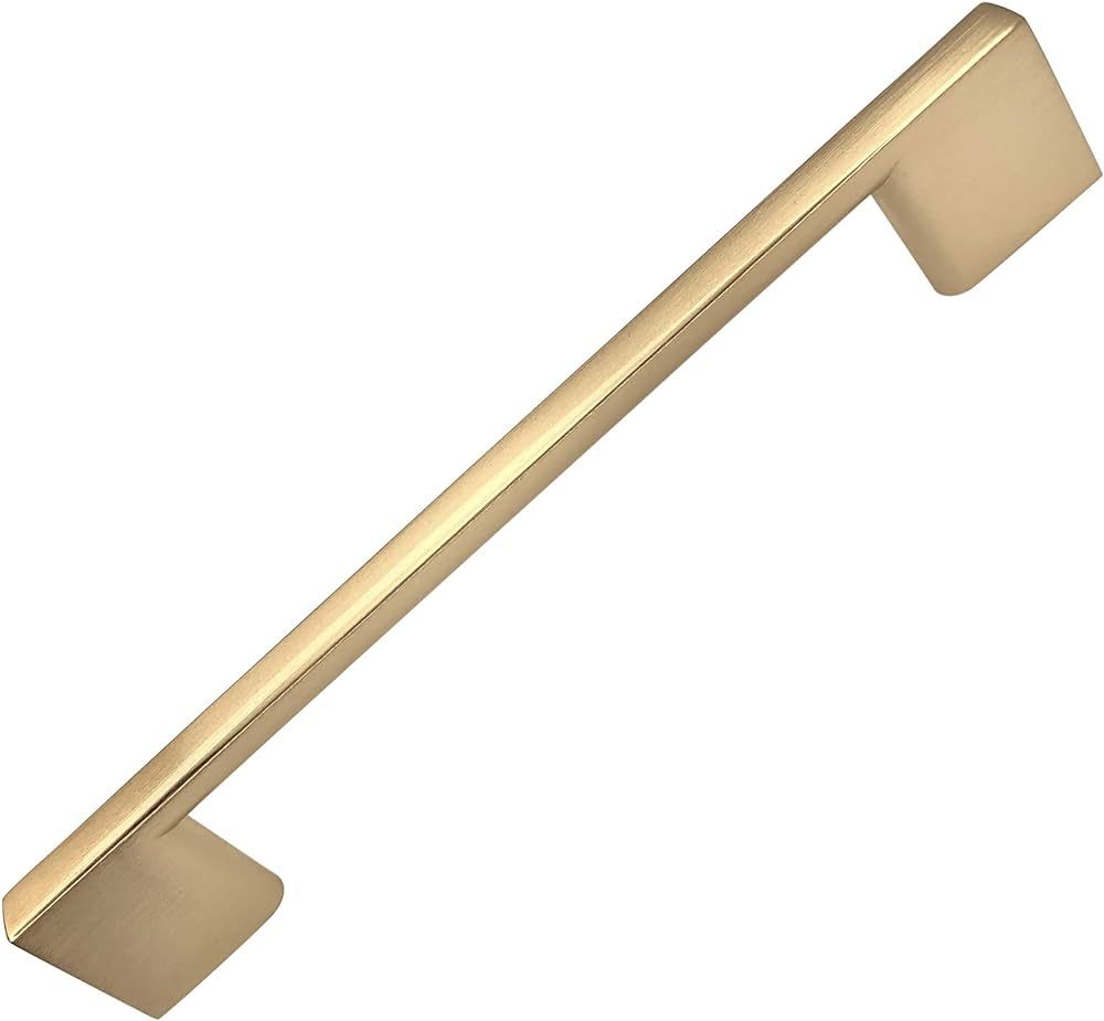 Southern Hills 5 Pack Gold Cabinet Pulls 160mm Brushed Gold Drawer Pulls Gold Handles for Drawers... | Amazon (US)