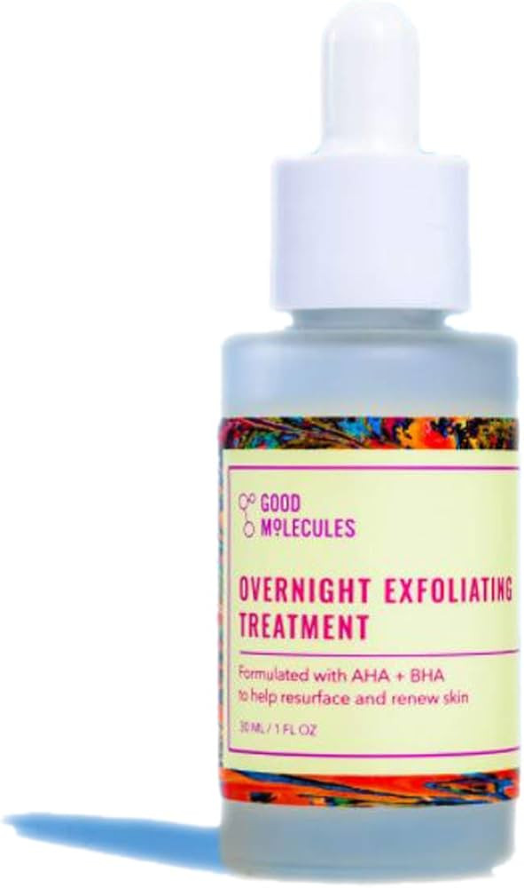 Good Molecules Overnight Exfoliating Treatment Serum 1 Oz! Formulated With Of 10% Alpha And Beta ... | Amazon (US)