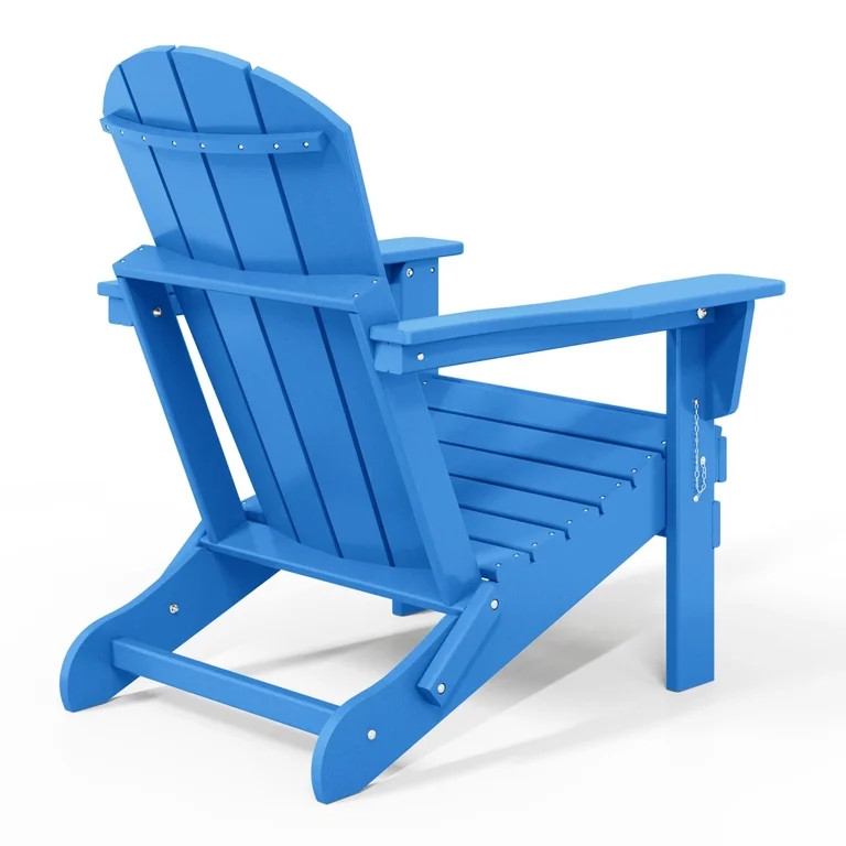 WestinTrends Malibu Outdoor Folding HDPE Adirondack Deck Chair - Patio & Outdoor Lounge, Weather\... | Walmart (US)