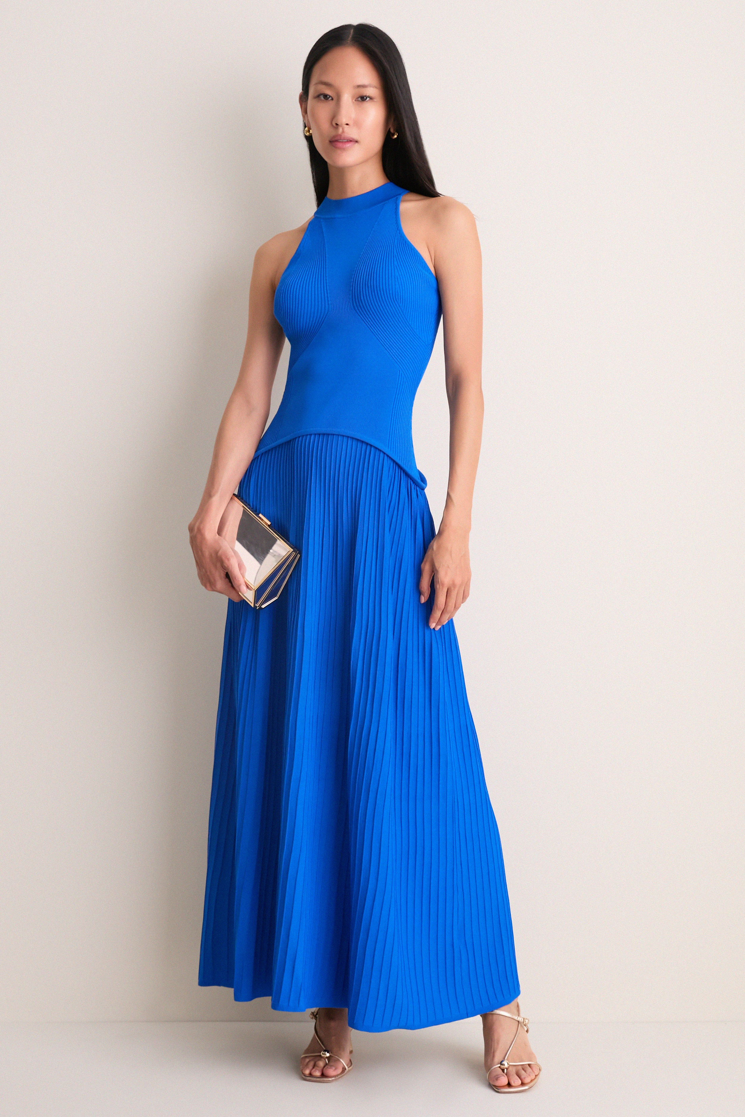 Olympian Blue Isola Maxi Dress | Tuckernuck (US)
