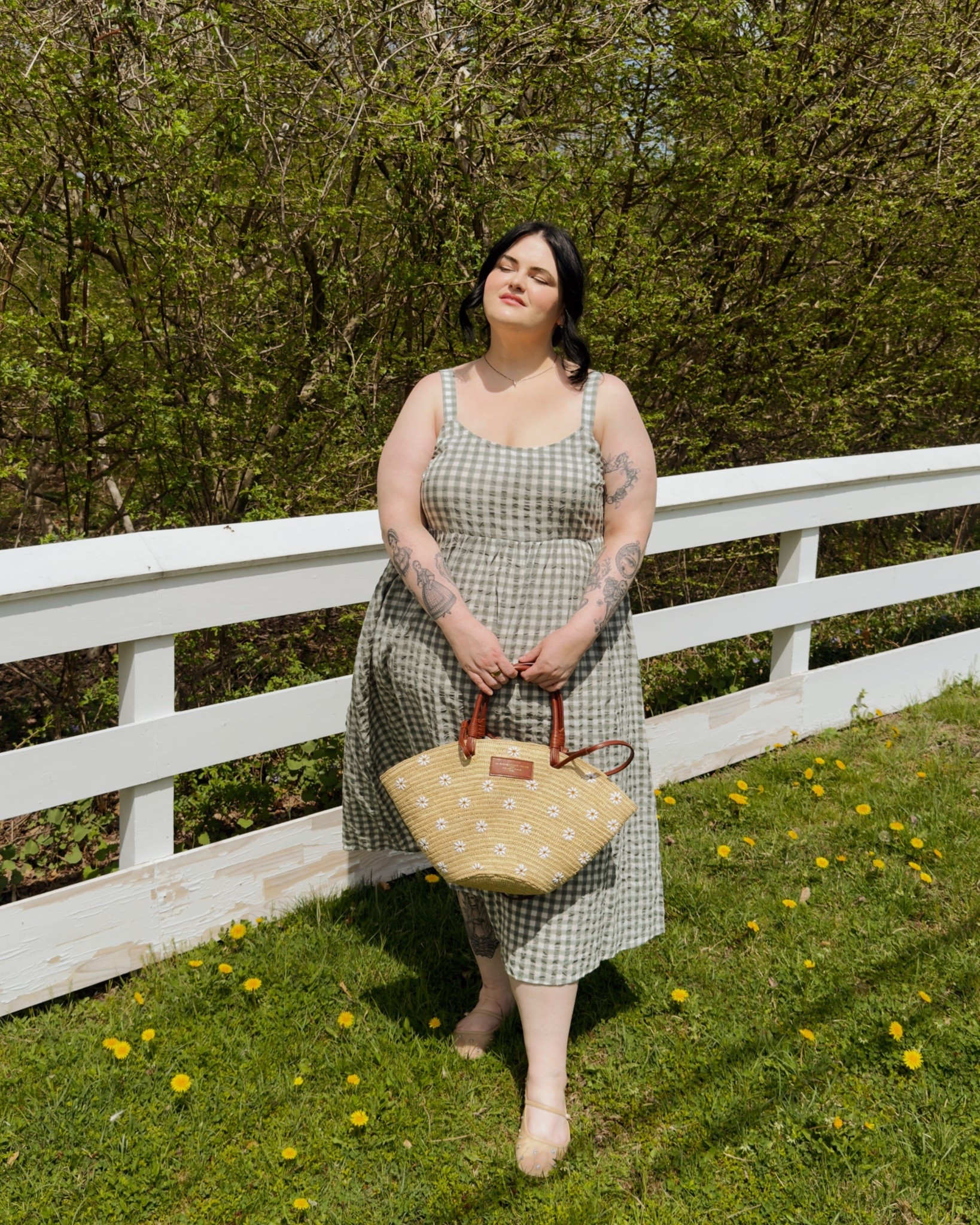Plus size fashion. Plus size sundress. Gingham dress. Budget friendly. Spring outfit. ROSEYBEEME size 1X 

#LTKPlusSize #LTKSaleAlert #LTKSeasonal