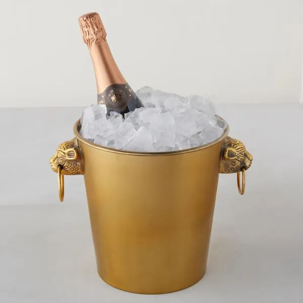 Nikki Chu - Jaguar Ice Bucket | Gold | Ice Bucket | Z Gallerie | 11.75" x 9" x 8.75" | Stainless Steel Brass | Z Gallerie