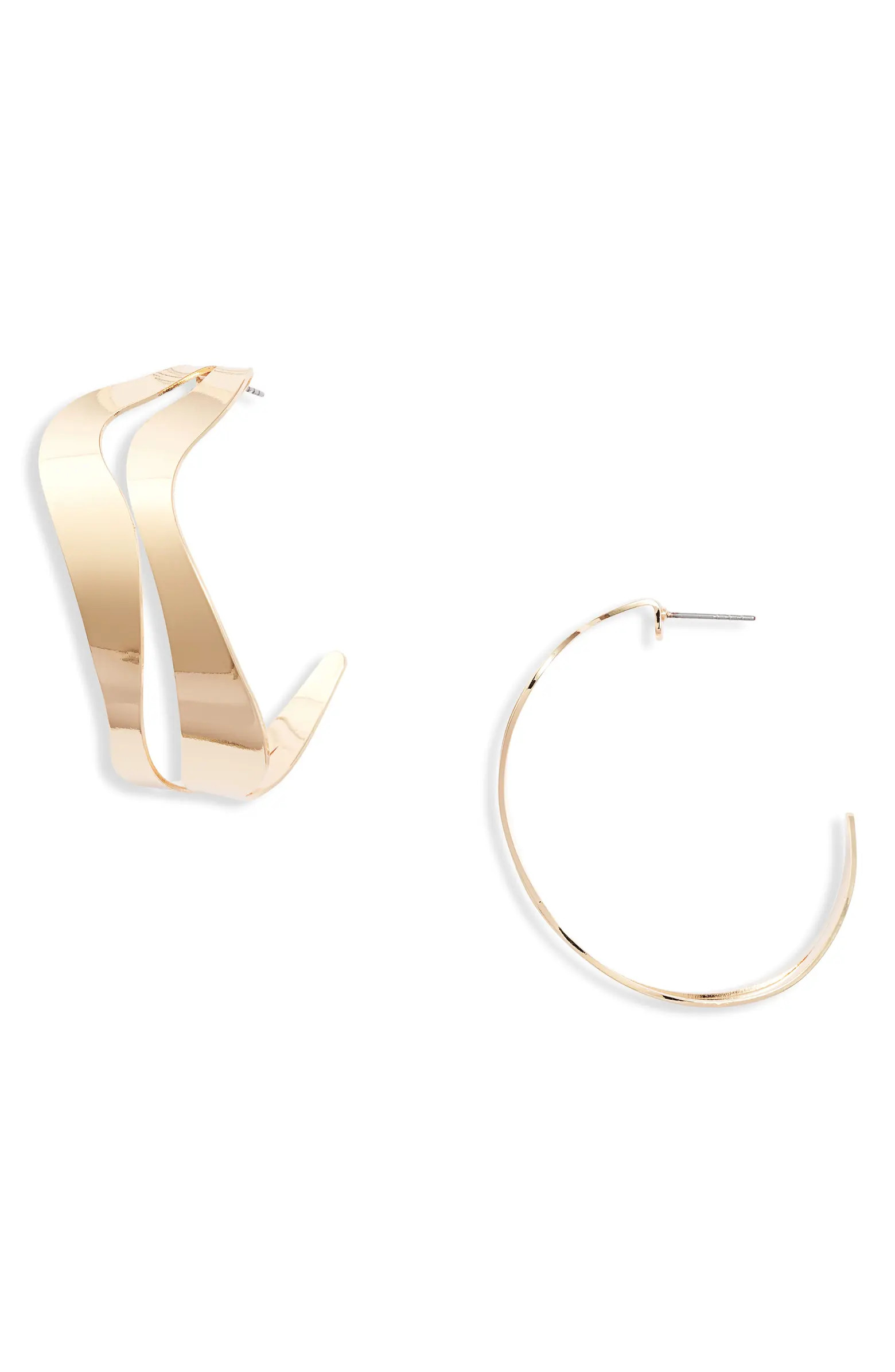 Open Edit Statement Hoop Earrings | Nordstrom | Nordstrom