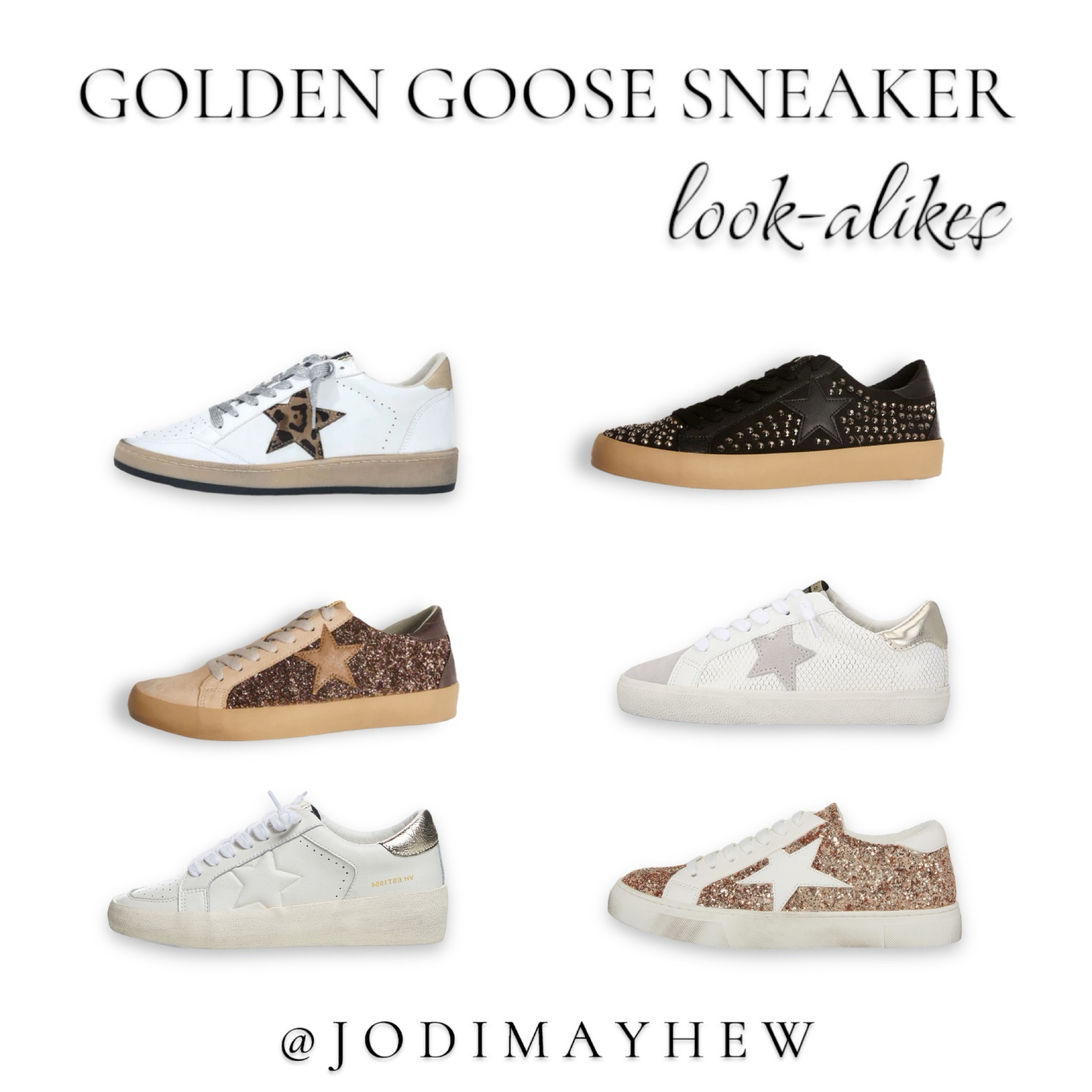 Golden Goose Sneaker Look-Alikes

#luxe #less #save #splurge #designer #dupes #affordable #style #fashion #shoes #sneakers #tennis #star #golden #goose #brown #sparkle #black #white #tan #glitter #shimmer #vintage #havana

#LTKsalealert #LTKshoecrush #LTKfindsunder100