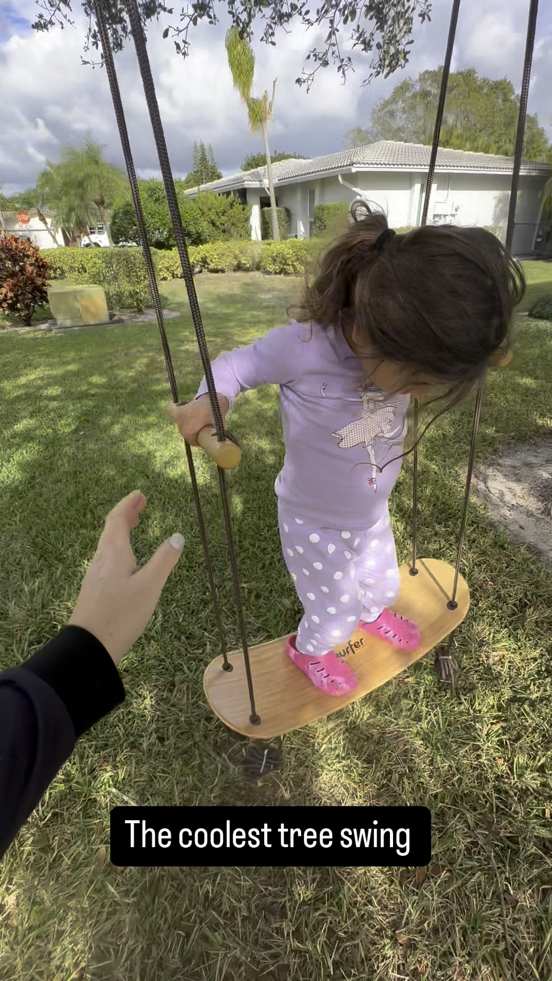 Coolest kids gift for birthday or fun Swurfer Stand Up Tree Swing, Outdoor Swing - Swingset Outdoor for Kids with Adjustable Handles, Outdoor Swing for Kids, Outdoor Play, Durable, Weatherproof, Easy Installation, 200lbs, Ages 6 and

#LTKActive #LTKHome #LTKKids