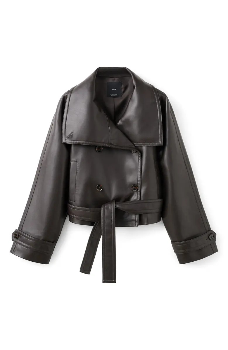 Faux Leather Maxi Jacket | Nordstrom