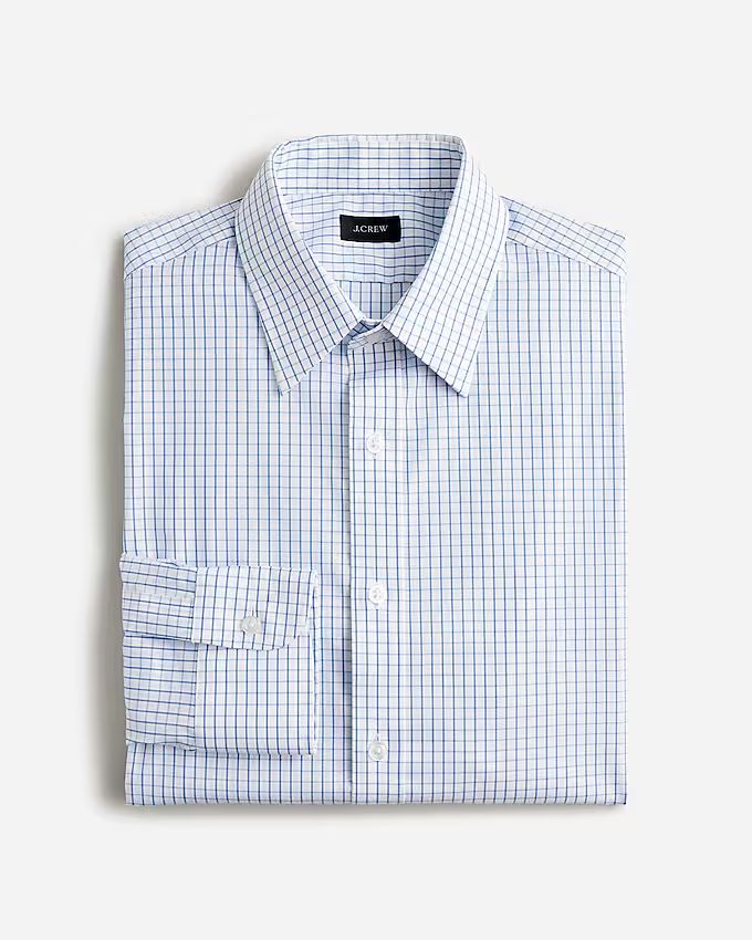 Bowery stretch cotton shirt with point collar | J.Crew US