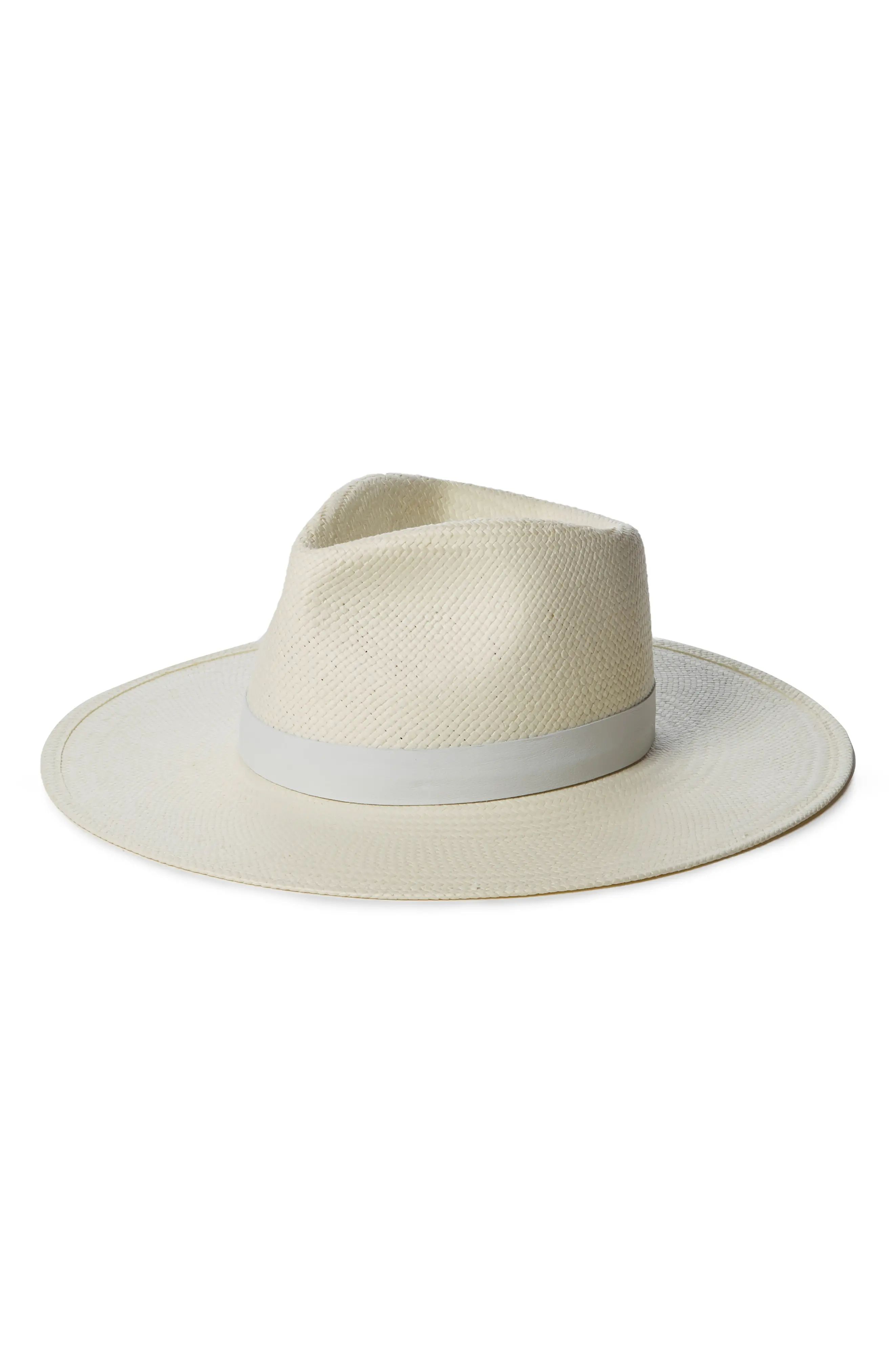 Women's Janessa Leone Packable Straw Fedora - | Nordstrom