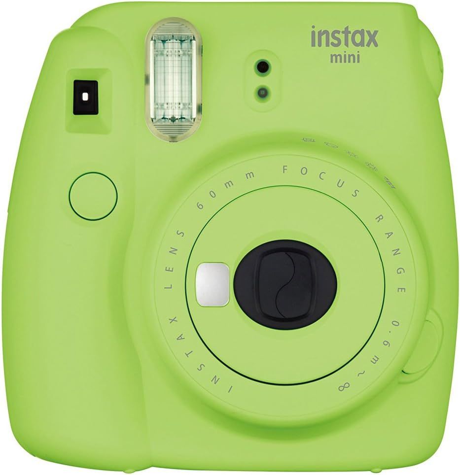 Fujifilm Instax Mini 9 Instant Camera (Lime Green) with 2 x Instant Twin Film Pack (40 Exposures) | Amazon (US)
