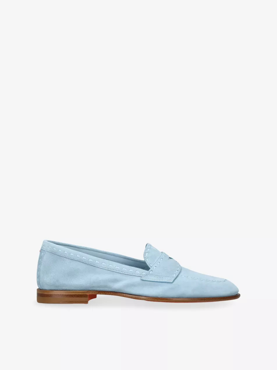 Marlene Suede Loafers | Selfridges