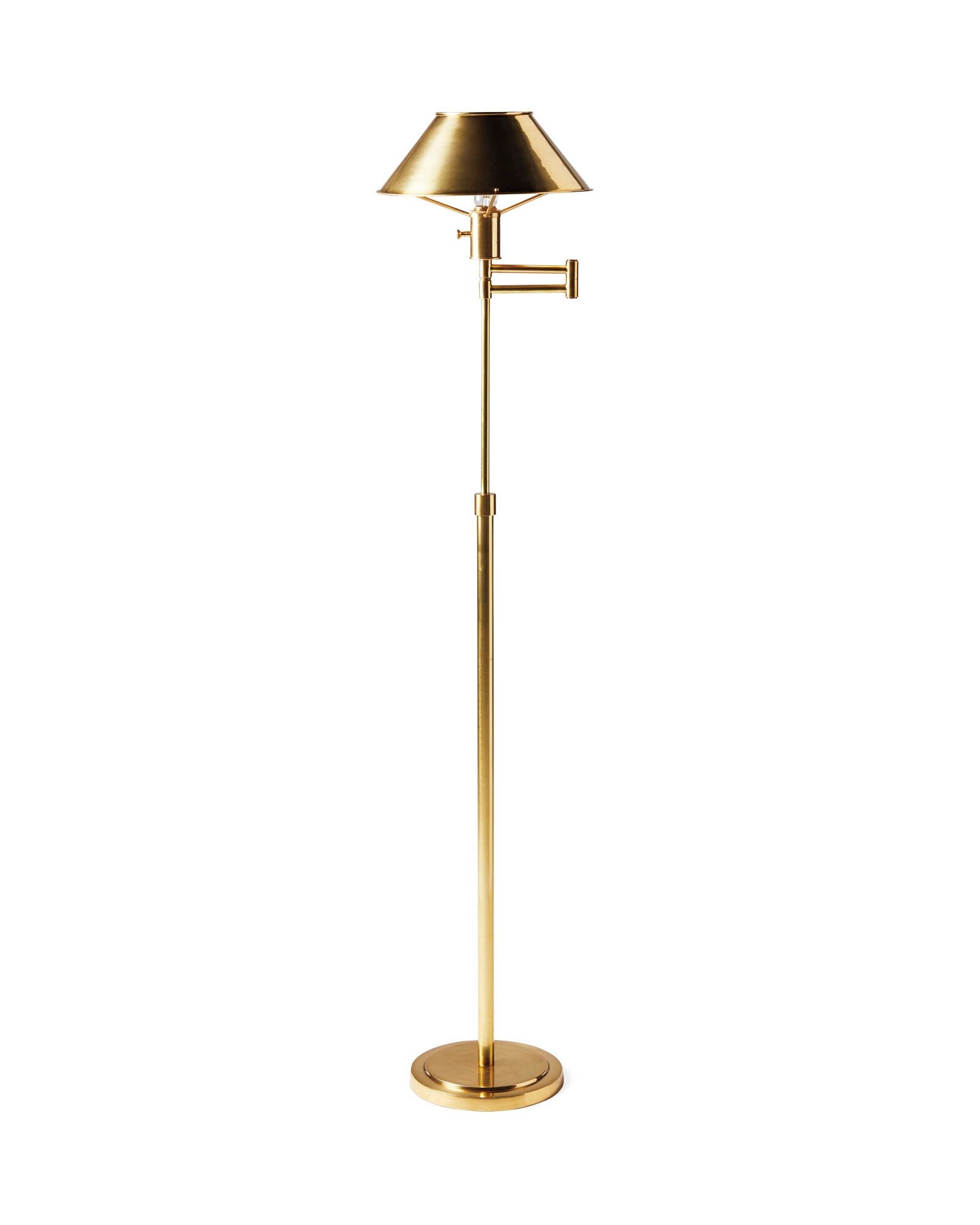 Amherst Swing Arm Floor Lamp | Serena and Lily