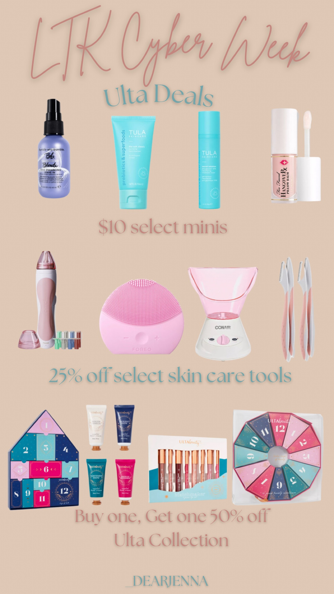Early Black Friday at Ulta ends tonight, on 11/19. Shop these deals now before they end. Super affordable on some of your favorite products. My favorite skin care line is Tula, so give it a try if you haven’t yet! 

#LTKHoliday #LTKCyberweek #LTKGiftGuide