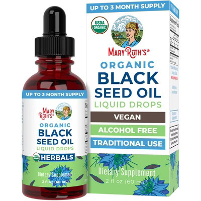 MaryRuth's Black Seed Oil Drops, Org, 2 oz | Target