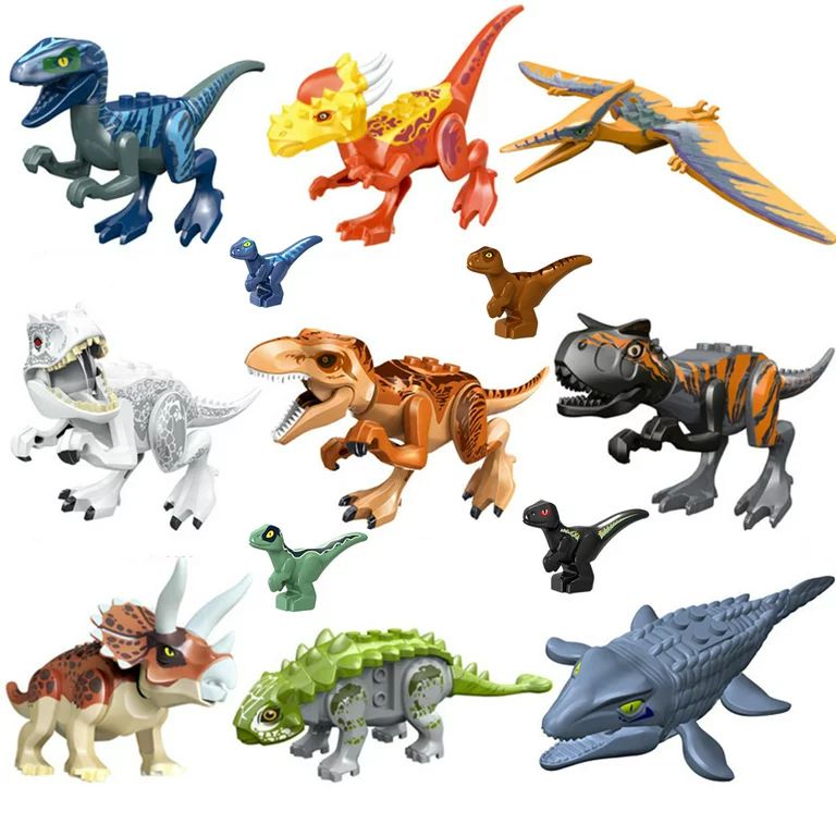Dinosaur Building Block Toys Dinosaur Mini Figures Set for Kids Age 3-12 Year Old Birthday Gifts ... | Walmart (US)