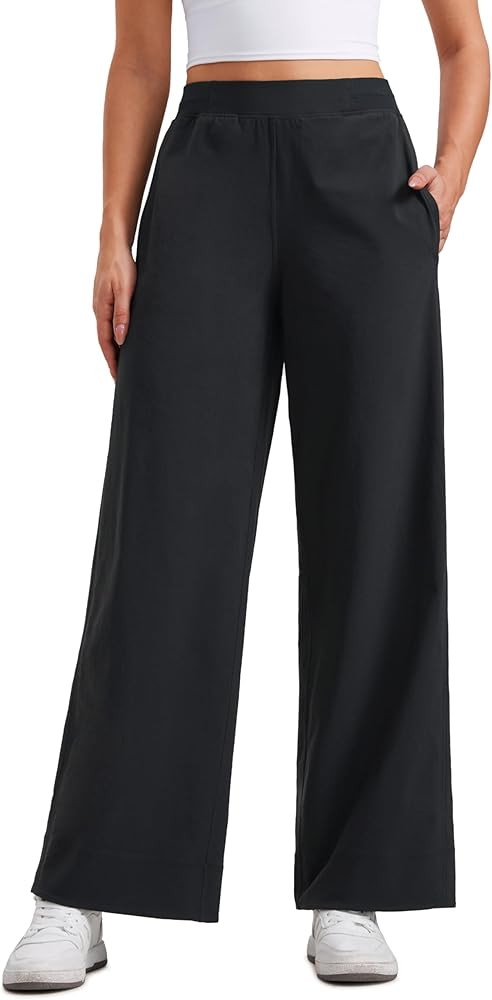 CRZ YOGA High Waisted Wide Leg Casual Pants | Amazon (US)