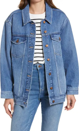 Madewell The Oversize Trucker Jean Jacket | Nordstrom | Nordstrom