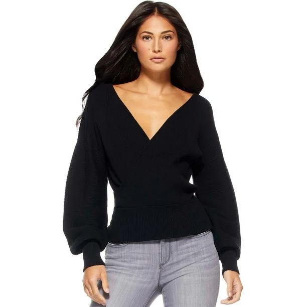 Sofia Vergara - Sofia Jeans by Sofia Vergara Women’s 2-Way Sweater - Walmart.com | Walmart (US)