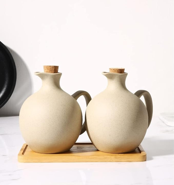 Oil Vinegar Dispenser Set, Oil Bottles for Kitchen, Oil Dispenser Set, olive oule dispenser, Oil ... | Amazon (US)