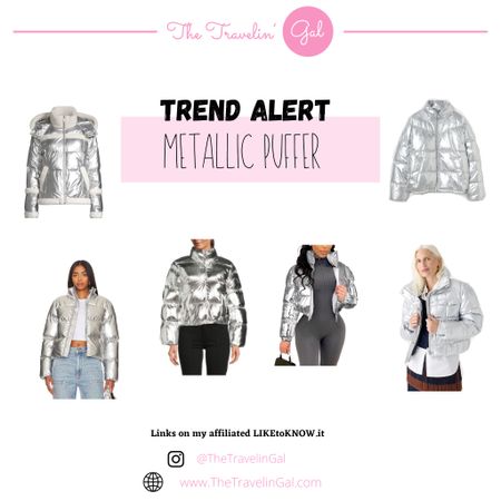 Trend alert at metallic puffers #puffer #coat #metallic #metallicpuffer 

#LTKstyletip #LTKsalealert #LTKSeasonal