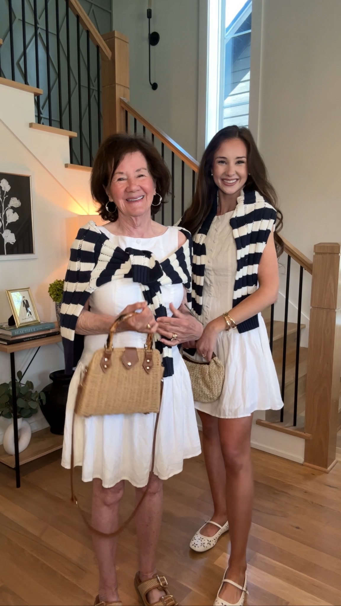 Such a cute a comfy outfit! We are both wearing a small in the white dress! 

Target, target sale, target finds 